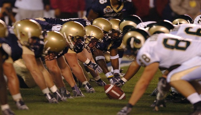 An undated image displaying players getting ready for American Football Super Bowl NFL. — Pixabay