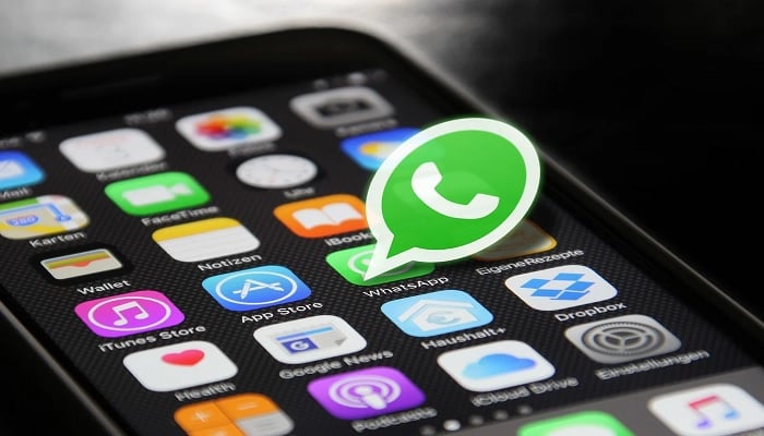 The image shows a Whatsapp logo on iPhone screen. — Pixabay