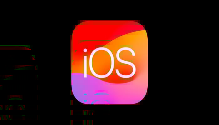 An undated logo of iOS. — Apple