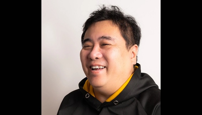 The image shows Suikoden creator Yoshitaka Murayama. — Rabbit and Bear