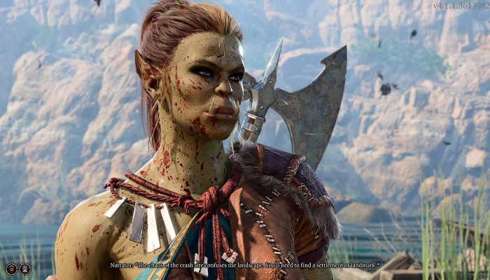 The image shows Threga from Baldurs Gate 3. — Larian Studios