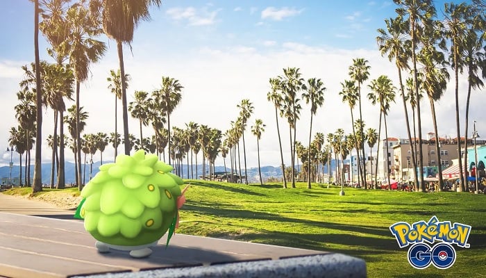 The image shows Shiny Shaymin. — Niantic
