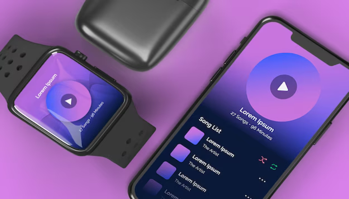 The image shows UI of Apple Music app. — Freepik/file