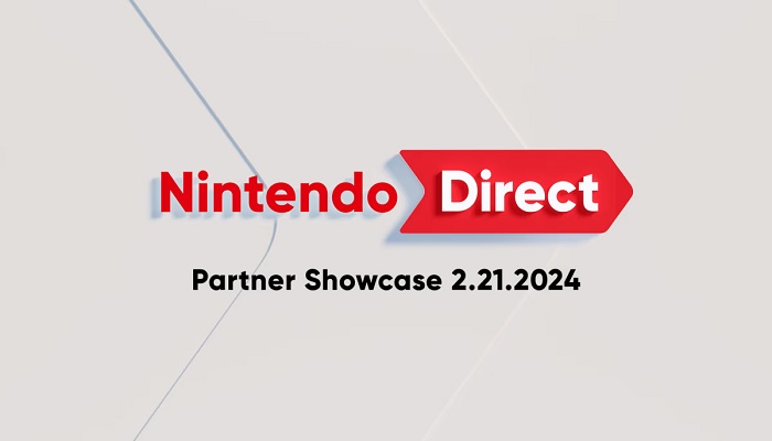 The image is a poster of the Nintendo Direct Partner Showcase in February 2024. — Nintendo