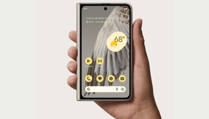 An undated image of Google Pixel Fold. — Google