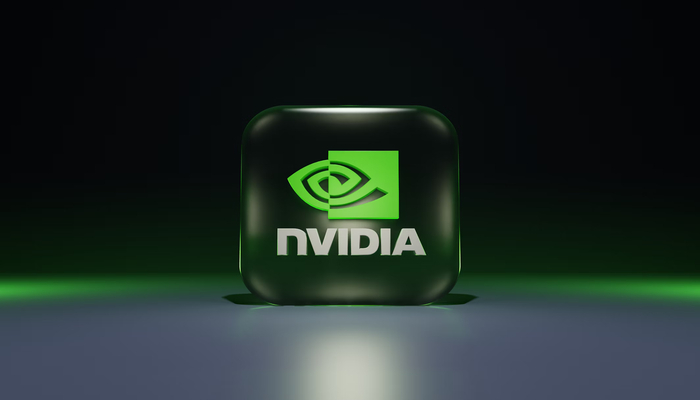 The image displays Nvidia logo. — Unsplash/file