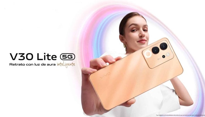 An undated image of Vivo V30 Lite. — Vivo