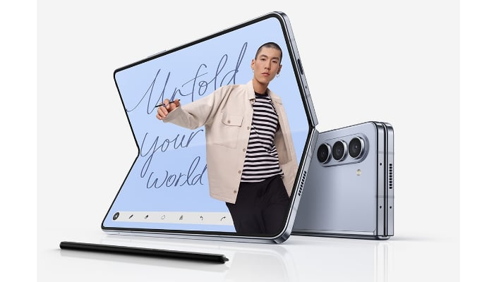 An undated image of Samsung Galaxy Z Fold 5. — Samsung