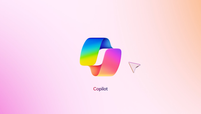 The image shows Copilot logo. — Microsoft