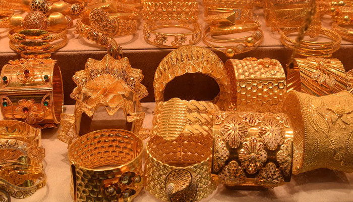 An undated image of gold jewellery. — Pixabay