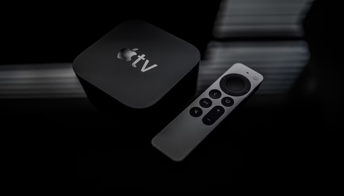 An undated image displaying Apple TV logo. — Unsplash