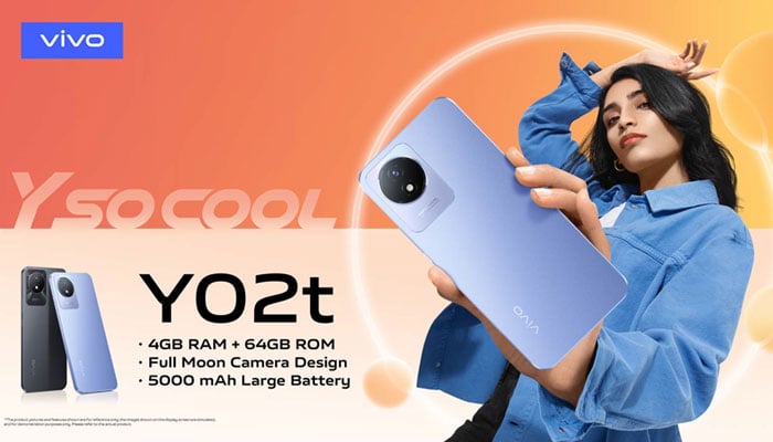 An undated image of Vivo Y02t. — Vivo