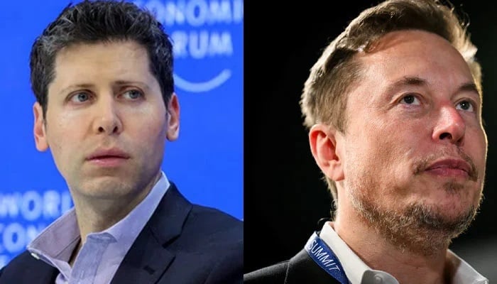 The image shows OpenAIs CEO Sam Altman (left) and Elon Musk (right) in a combination image. — Reuters
