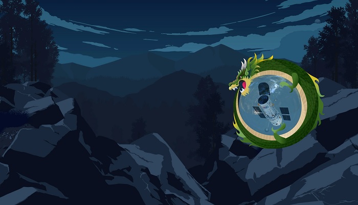 The image is NASAs Tabletop Role-Playing Game Adventure The Lost Universe poster. — NASA
