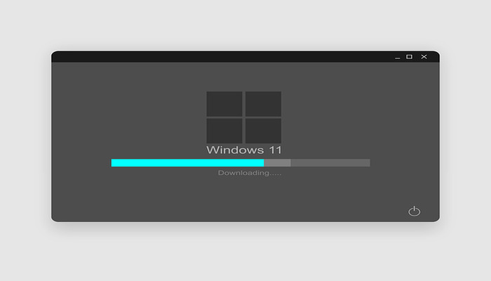 An undated image displaying Windows 11 being downloaded. — Pixabay