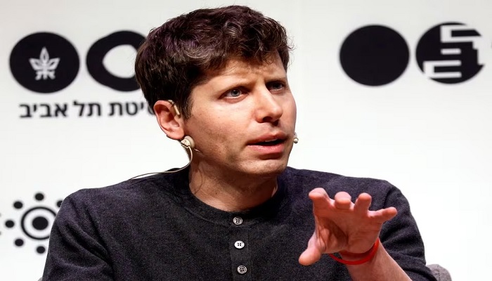 The image shows Sam Altman. — Reuters