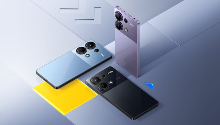 An undated image of Poco M6 Pro. — Poco