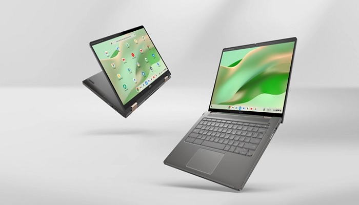 The image shows the Acer Chromebook Spin 714. — Acer