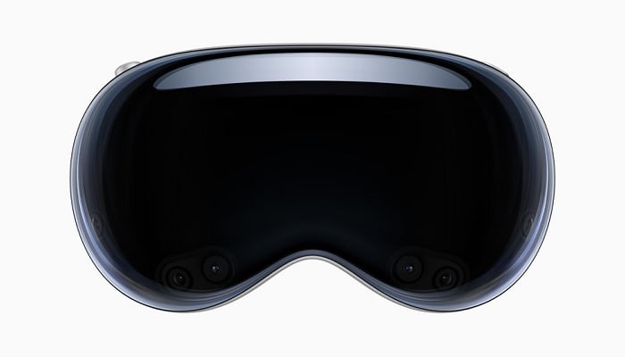 The image shows Apple Vision Pro. — Apple