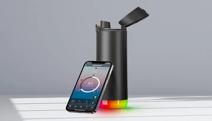The image shows Hidrate Spark Pro Smart Water Bottle. — Hidrate