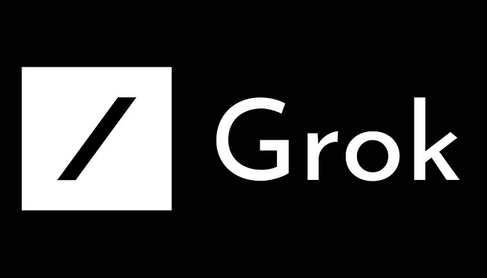 The image is a Grok logo. — Grok