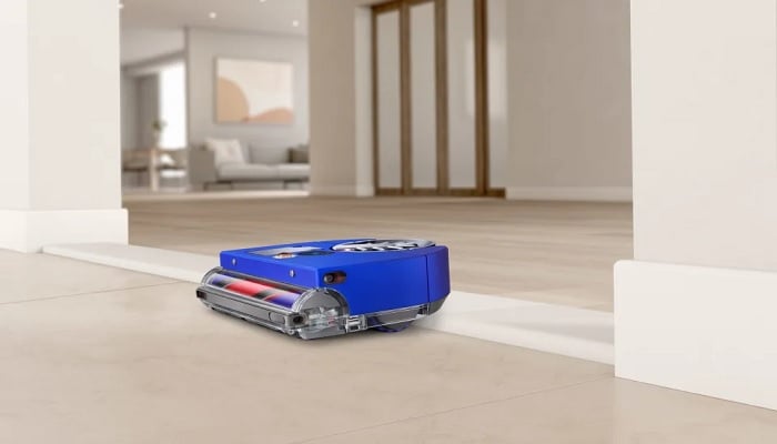 The image shows the Dyson 360 Vis Nav. — Dyson