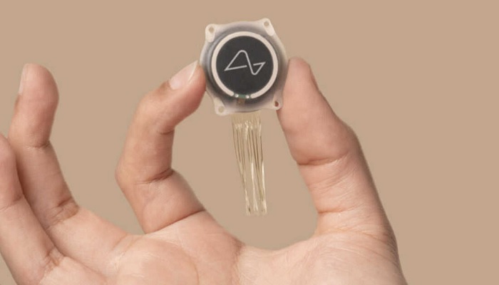 The image shows Neuralink implant. — Neuralink