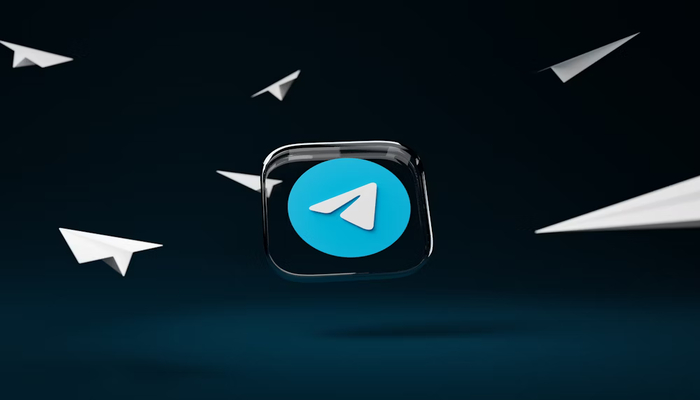 An undated image shows Telegram logo. — Unsplash