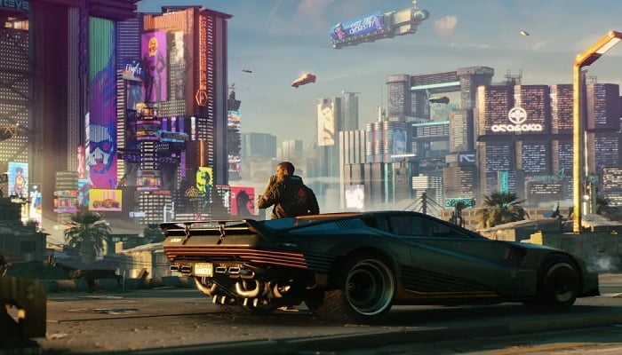 The image shows Cyberpunk 2077. — CD Projekt Red