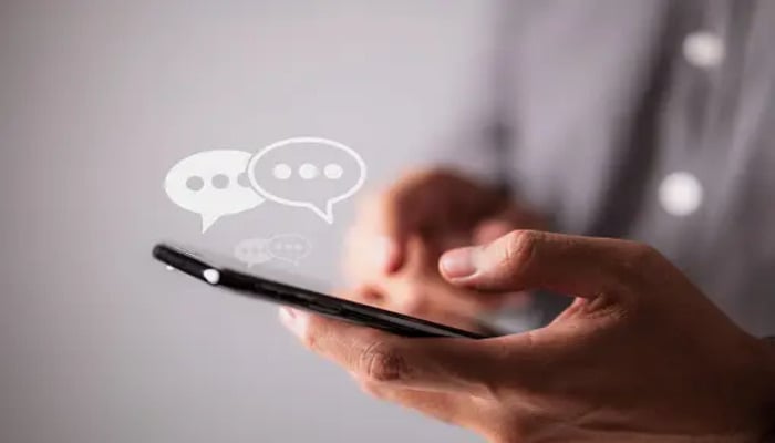 A representational image of a person chatting. — Unsplash