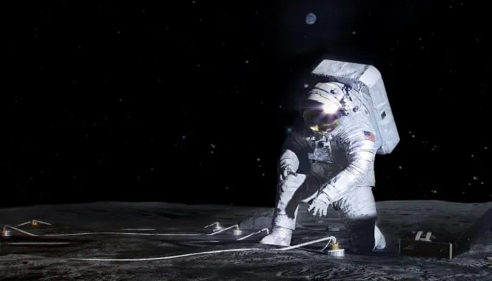 An undated image shows an astronaut — NASA
