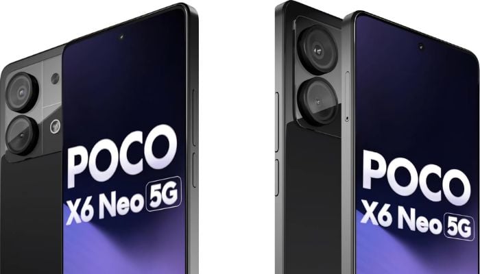 The image shows Poco X6 Neo. — Amazon