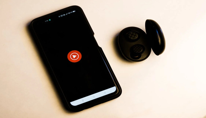 An undated image displaying YouTube Music on a mobile screen. — Pexels