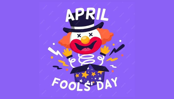 The image is an illustration showing a clown popping out of a box. — Freepik