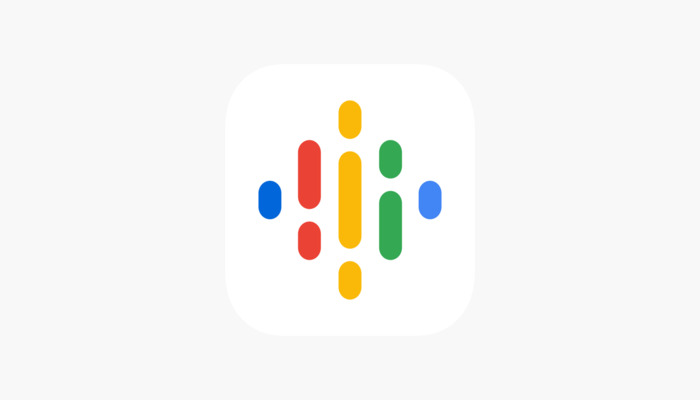 An undated image displaying Google Podcasts logo. — Apple Store