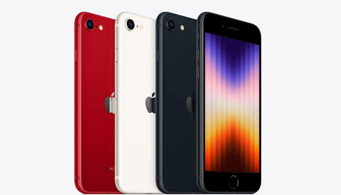 An undated image of iPhone SE 4. —Apple