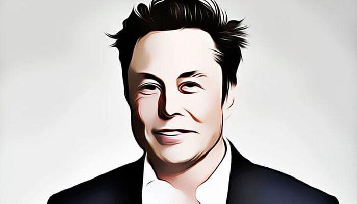 An undated illustartion of Elon Musk. — Pixabay