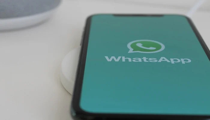 An undated image displaying WhatsApp logo on a mobile screen. — Pixabay