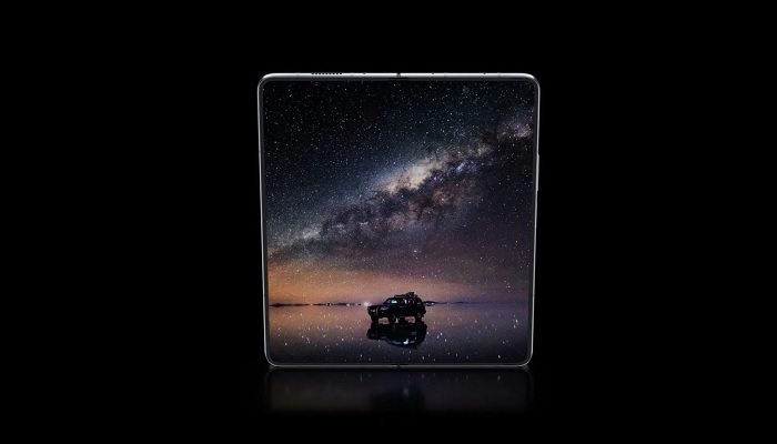 An official press image of Samsungs Galaxy Z Fold 5. — Samsung