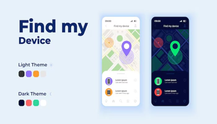An undated image displaying navigation app. — Freepik
