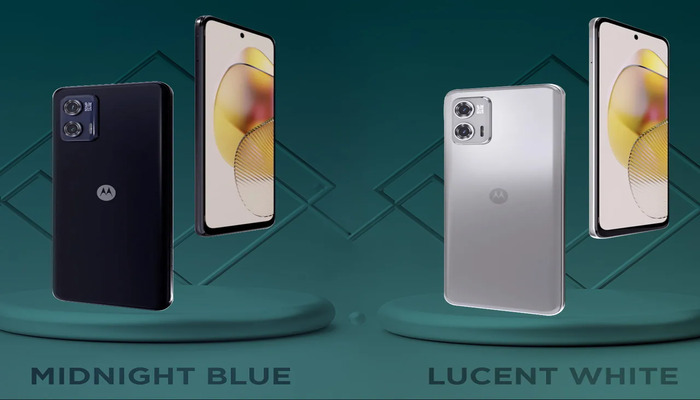 An undated image showcasing Motorola G73. — Motorola