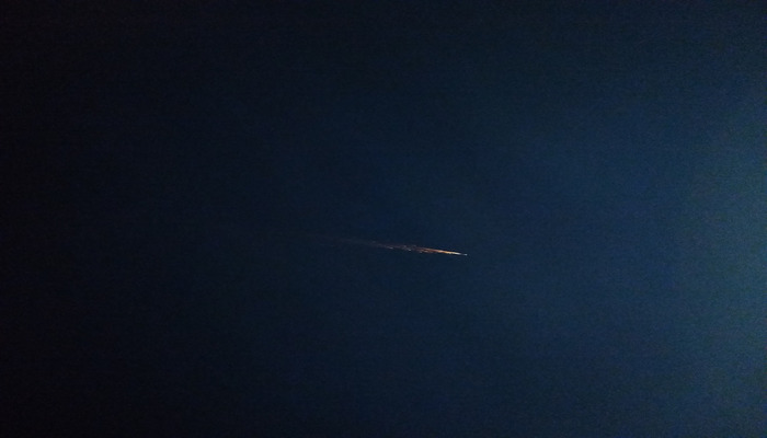 An undated image showcasing a piece of the Shenzhou 15 module. — Jennifer M./ American Metro Society