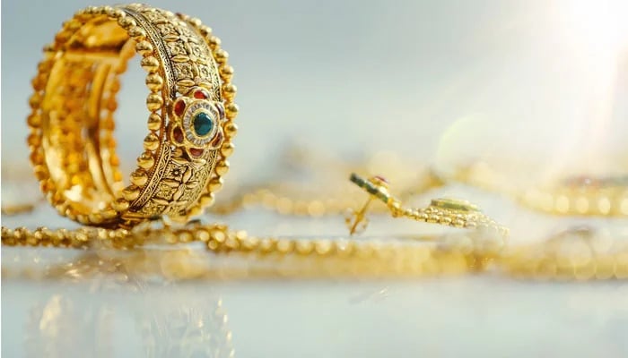 An undated image of gold bangles. — Pixabay