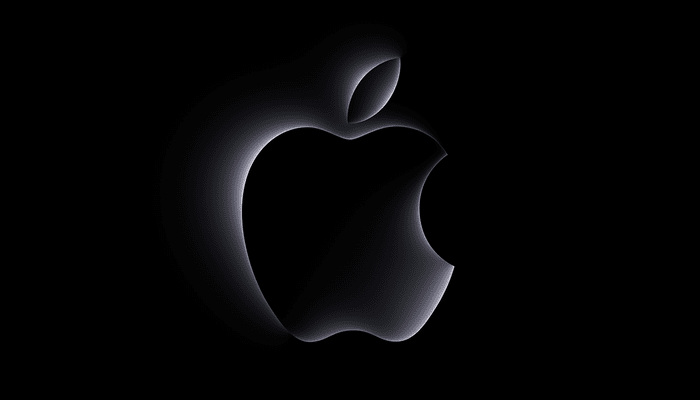 An undated image of an Apple logo. – Apple