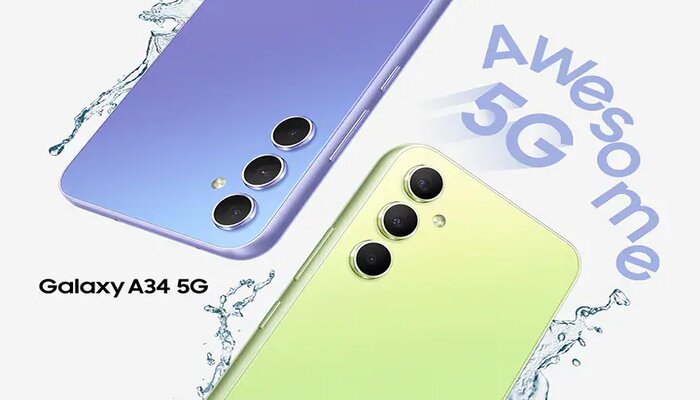 An undated image of Samsung Galaxy A34 5G. — Samsung