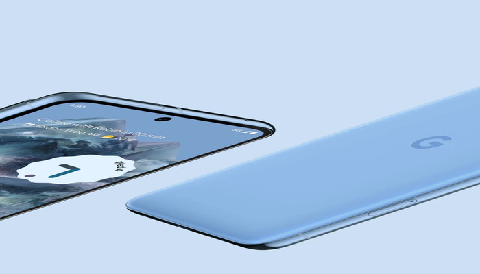 An undated image displaying a Google Pixel 8a — Google
