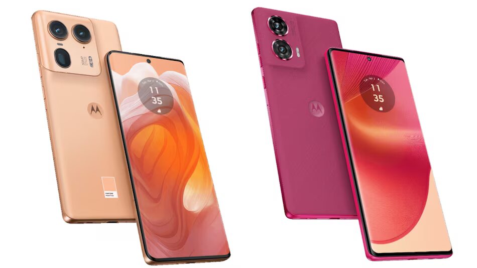 An undated image of Motorola Edge Utra and Edge 50 Fusion. — Motorola