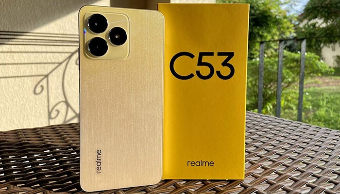 An undated image of Realme C53. — Realme