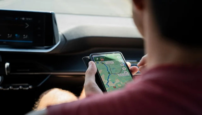 An undated image of a person using Google Maps. – Pixabay