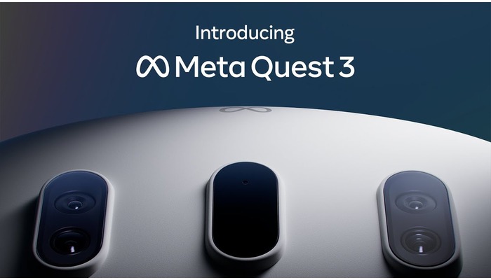An undated image of a VR glasss Meta Quest 3. – Meta